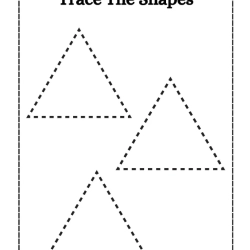 Printable Trace Shapes Object Pdf File Worksheet