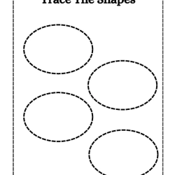 Printable Trace Shapes Object Printables Worksheet