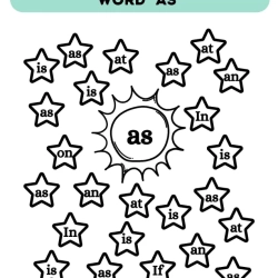 Find And Colour The Sight Word Free Download Worksheet