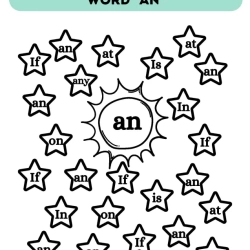 Find And Colour The Sight Word Printable Worksheet