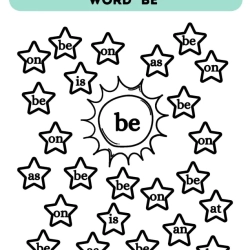 Find And Colour The Sight Word To Print Worksheet