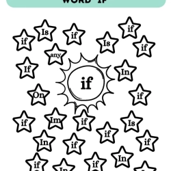 Find And Colour The Sight Word Worksheet