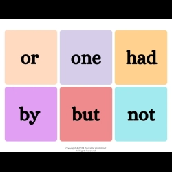 Frys Sight Words Free Download Worksheet