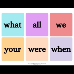 Frys Sight Words Pdf Free Worksheet