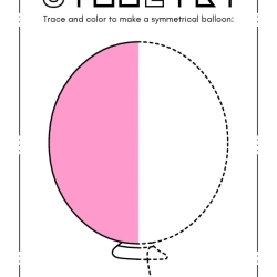 Trace Symmetrical Worksheet To Prints