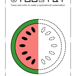 Trace Symmetrical Worksheet Worksheets