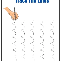 Free Trace The Lines Worksheet Downloads
