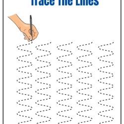 Free Trace The Lines Worksheet For Free