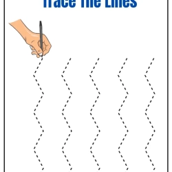 Free Trace The Lines Worksheet Worksheets