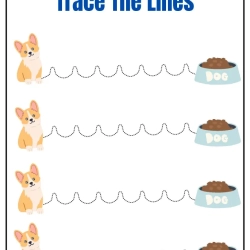 Printable Trace The Lines Downloads Worksheet