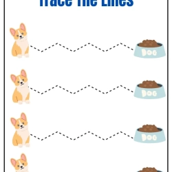 Printable Trace The Lines Printables Worksheet