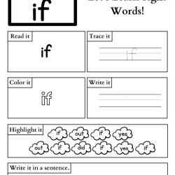 Read And Trace Sight Words For 6th Grade Worksheet