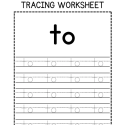 Sight Words Tracing Worksheet Downloads