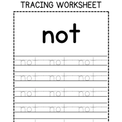Sight Words Tracing Worksheet Grade 2 Worksheets