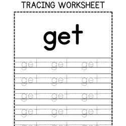 Sight Words Tracing Worksheet Grade 4 Worksheets
