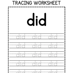 Sight Words Tracing Worksheet Grade 5 Worksheets