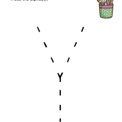 Trace The Alphabet Worksheet At Home