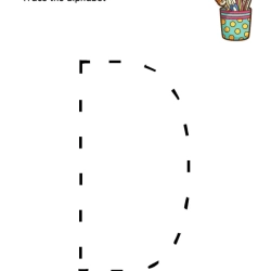 Trace The Alphabet Worksheet Downloads