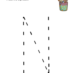 Trace The Alphabet Worksheet For 3rd Grade