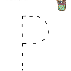 Trace The Alphabet Worksheet For 4th Grade