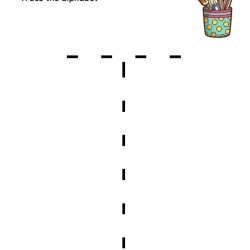 Trace The Alphabet Worksheet For 6th Grade