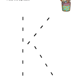 Trace The Alphabet Worksheet For Grade 1