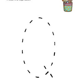 Trace The Alphabet Worksheet For Grade 4