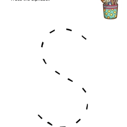 Trace The Alphabet Worksheet For Grade 5