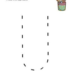 Trace The Alphabet Worksheet For Grade 6