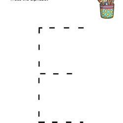 Trace The Alphabet Worksheet Free Downloads
