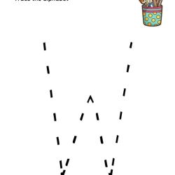 Trace The Alphabet Worksheet Fun