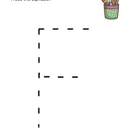 Trace The Alphabet Worksheet Pdf File