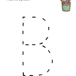 Trace The Alphabet Worksheet Printables