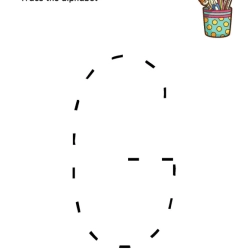Trace The Alphabet Worksheet To Prints