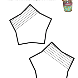 Trace The Lines And Complete The Inside Printable Worksheet