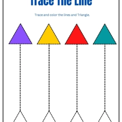 Trace The Lines Worksheet Pdf File