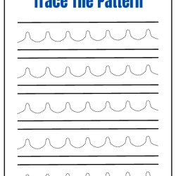 Trace The Pattern Worksheet Downloads