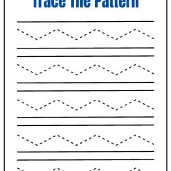 Trace The Pattern Worksheet Free Downloads