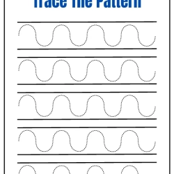 Trace The Pattern Worksheet Printables