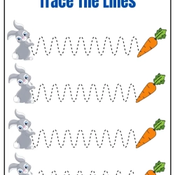 Tracing The Lines Worksheet Free Downloads